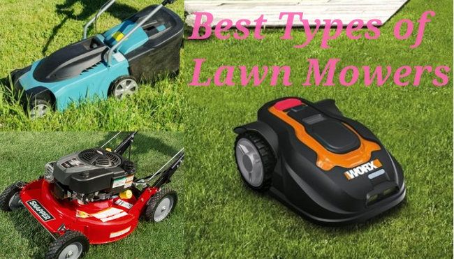 types of lawn mowers