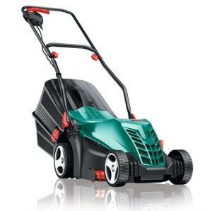 6. Bosch Rotak 34R Home and Garden 0600885B70 Electric Rotary Lawnmower