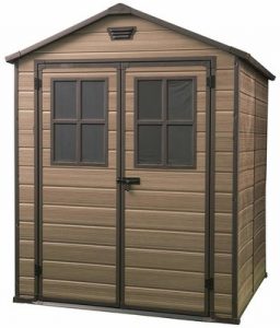 5. Keter Scala Outdoor Plastic Garden Storage Shed