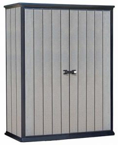 7. Keter High Store Outdoor Plastic Garden Storage Shed