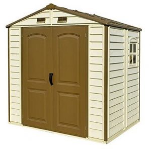 8. Duramax StoreAll 8 x 6 Plastic Garden Shed