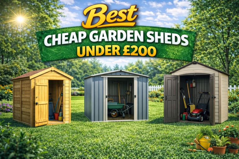 Best Cheap Garden Sheds Under £200