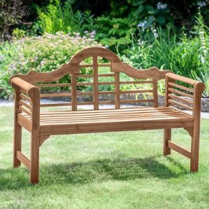 Plant Theatre Lutyens Hardwood Garden Bench