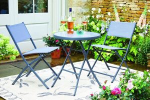 Burwells Compact Foldable Garden Bistro Set