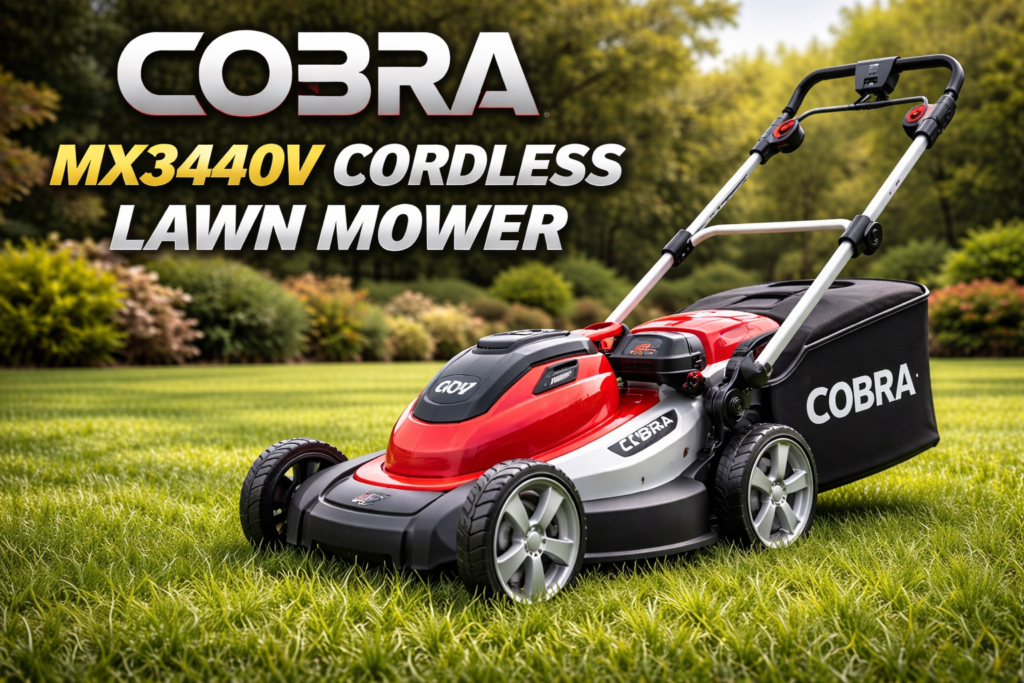 Cobra Mx3440v Cordless Lawn Mower