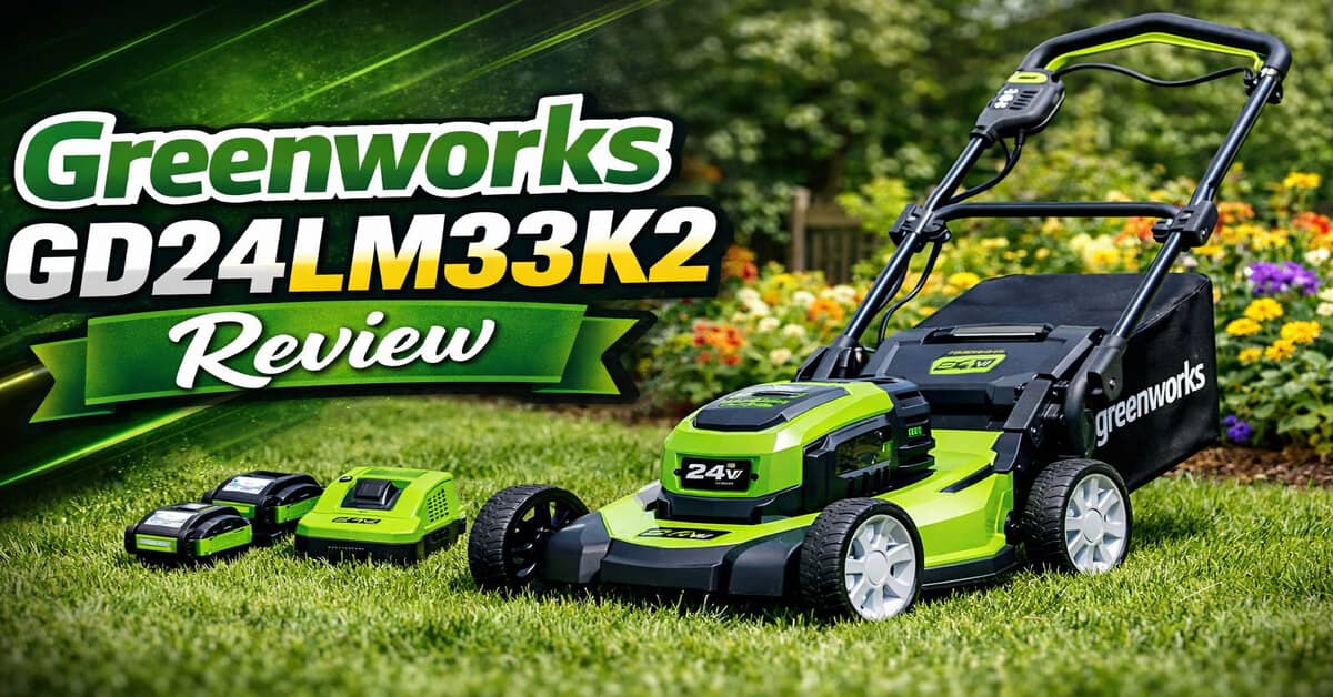 Greenworks GD24LM33K2 Lawn mower