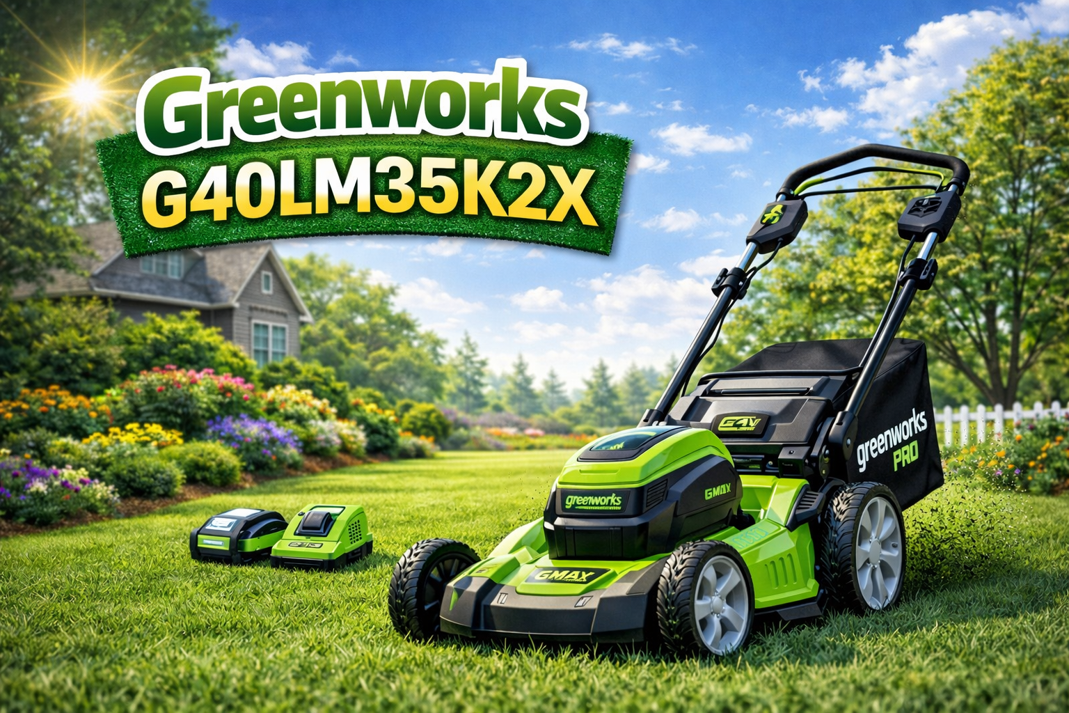 Greenworks G40LM35K2X