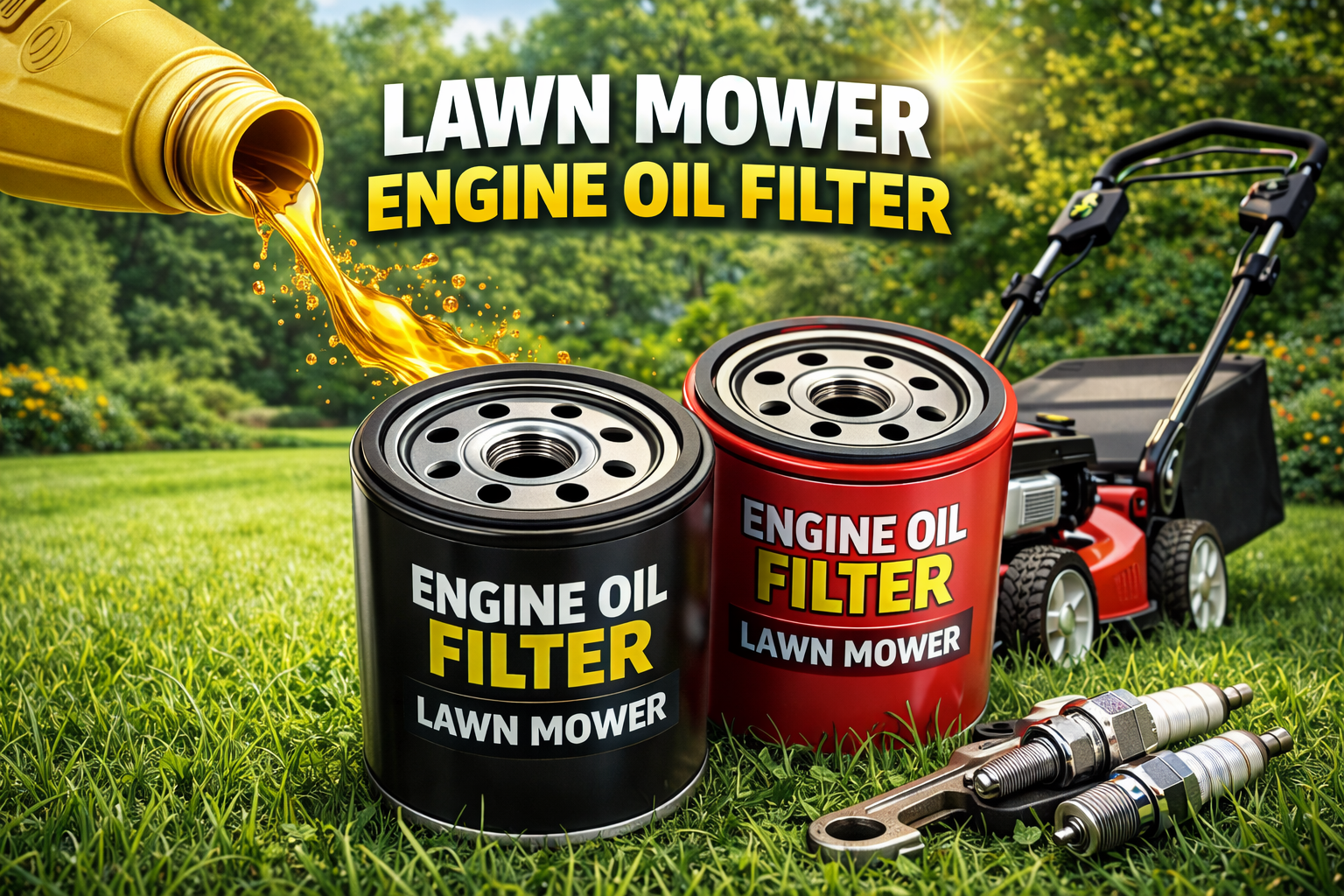 Lawn mower maintenance essentials in light