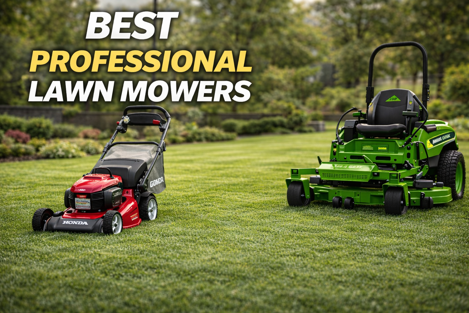 Best Professional Lawn Mower