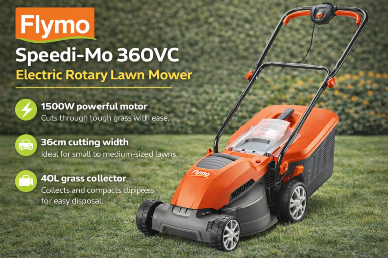 Flymo Speedi-Mo 360VC Electric Rotary Lawn Mower
