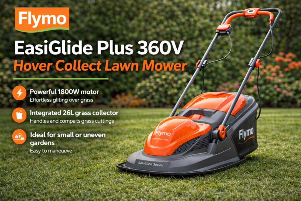 flymo easiglide plus 360v