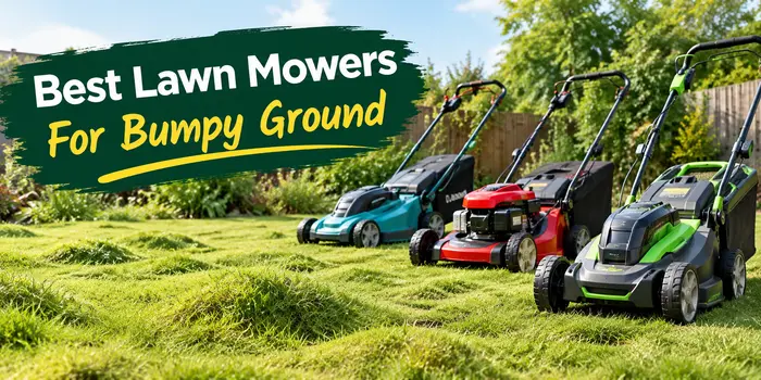 lawn mower for uneven ground